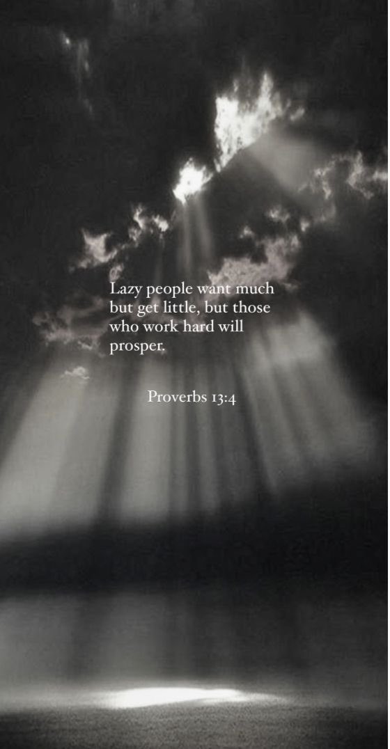 Proverbs 13:4