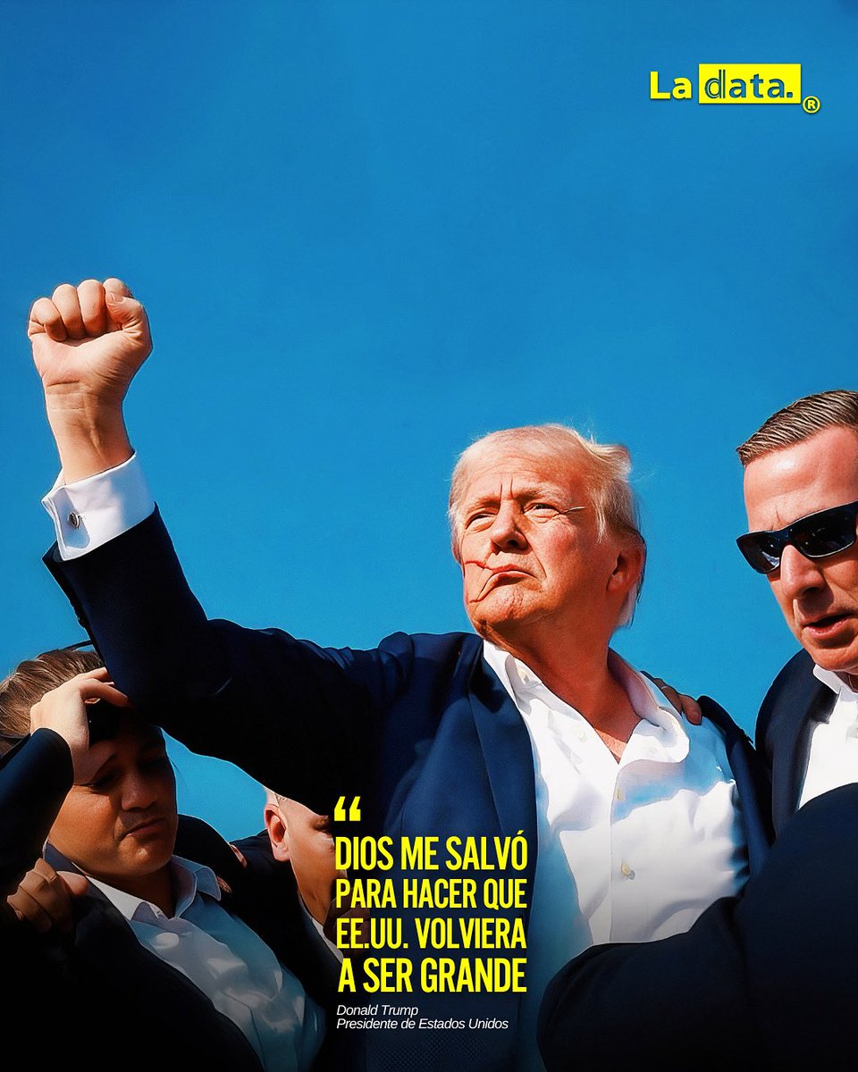 #Tendencia “Dios me salvó para hacer que Estados Unidos volviera a ser grande”

Al cumplirse el primer aniversario del ataque del 13 de julio de 2024, el presidente de Estados Unidos, Donald Trump expresó en una entrevista estar  “satisfecho” con el curso de la investigación