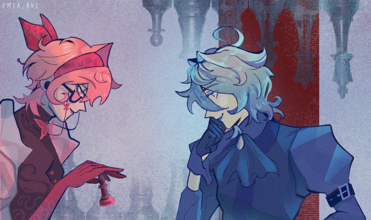 a chess game ♟️
#Furina #Emilie