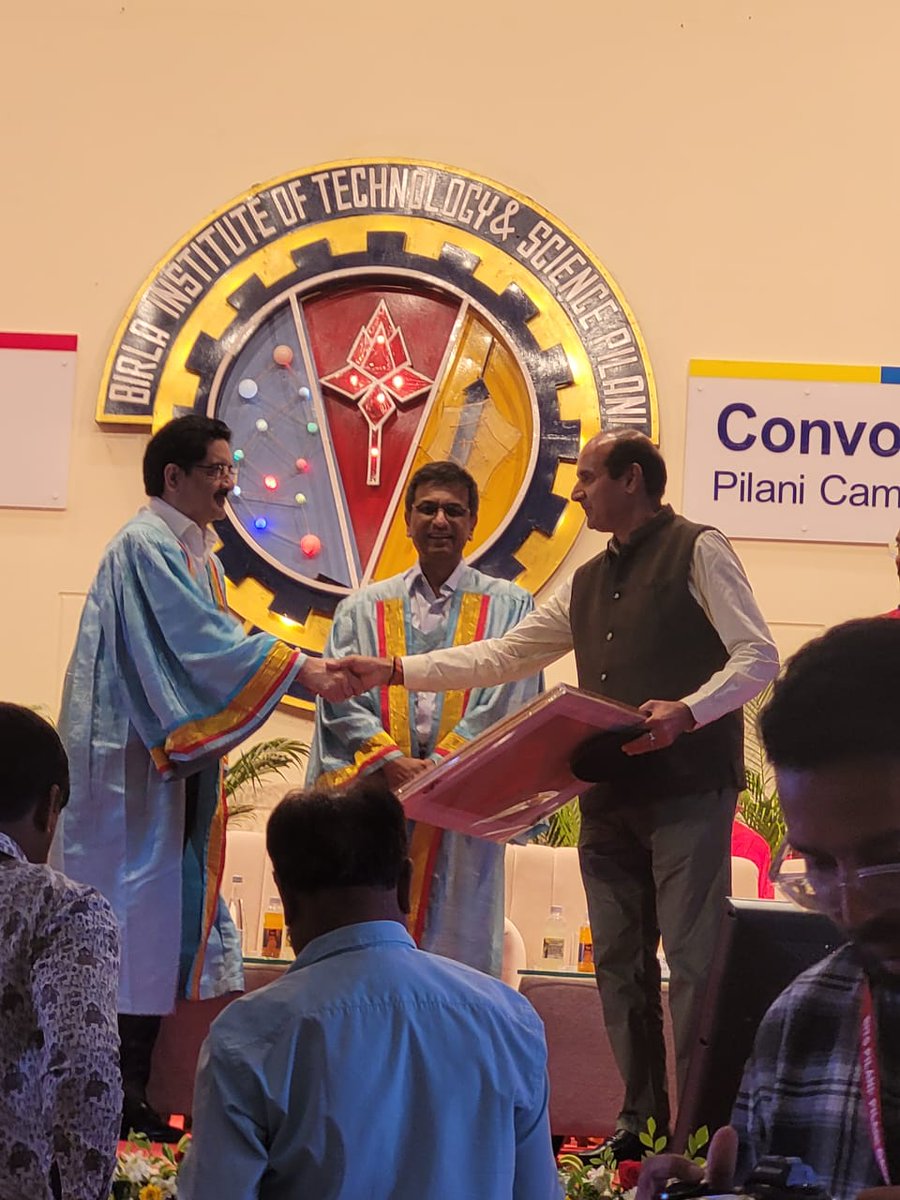 CMD, TCIL, Sh. Sanjeev Kumar was conferred the "Distinguished Alumni Award 2025" by BITS Pilani in a function held today, 13 July 2025.