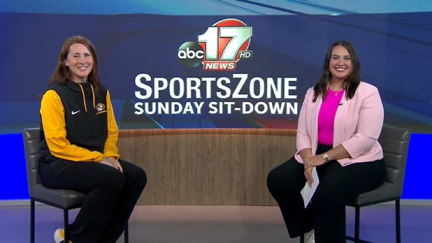 Nathalie Jones (@nathalieabc17) on Twitter photo Tonight on SportsZone: donโt miss Sunday Sit-down with #Mizzou volleyball (<a href="/MizzouVB/">Mizzou Volleyball</a>) coach Dawn Sullivan ๐
We chat about the season ahead, last yearโs run to the Sweet 16, how her team has spent the summer & a whole lot more tonight!
๐บ: 10:30 ABC 17 Tonight on SportsZone: donโt miss Sunday Sit-down with #Mizzou volleyball (<a href="/MizzouVB/">Mizzou Volleyball</a>) coach Dawn Sullivan ๐
We chat about the season ahead, last yearโs run to the Sweet 16, how her team has spent the summer & a whole lot more tonight!
๐บ: 10:30 ABC 17