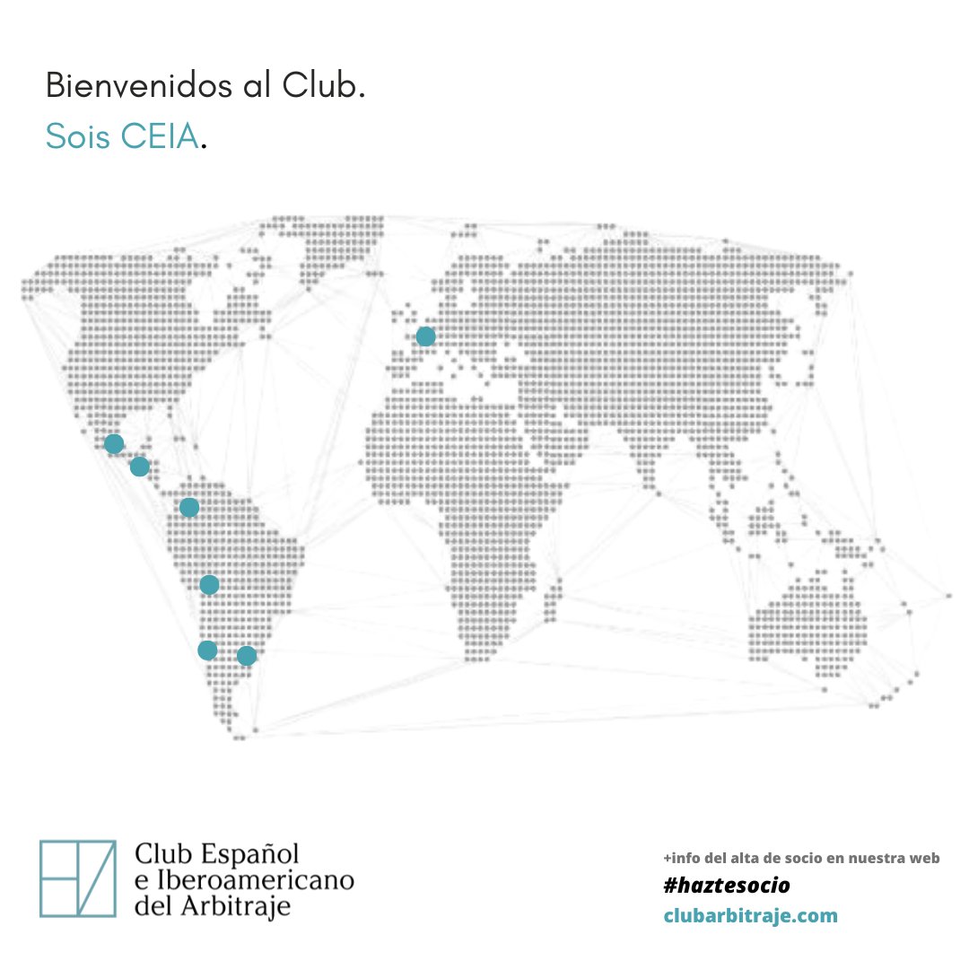 ¡𝗕𝗜𝗘𝗡𝗩𝗘𝗡𝗜𝗗𝗢𝗦! Damos una calurosa bienvenida a los nuevos socios del #CEIA en;        

México, Guatemala, Colombia, Bolivia, Chile, Argentina y Países Bajos

#haztesocio 

🌍 i.mtr.cool/zjpqjadcio

#SoisCEIA