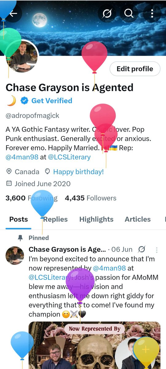 adropofmagick's tweet image. It's my balloon day! 🎈
This last year has been filled with milestones and memorable moments that I'm eternally grateful for. I can't wait to see what the future holds 😊