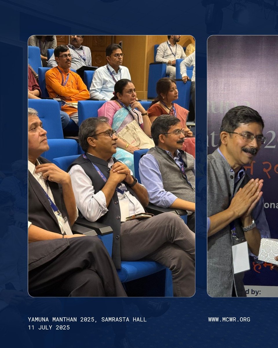 Council_River's tweet photo. Glimpses of Yamuna Manthan 2025. https://t.co/yJ1rYfzINU