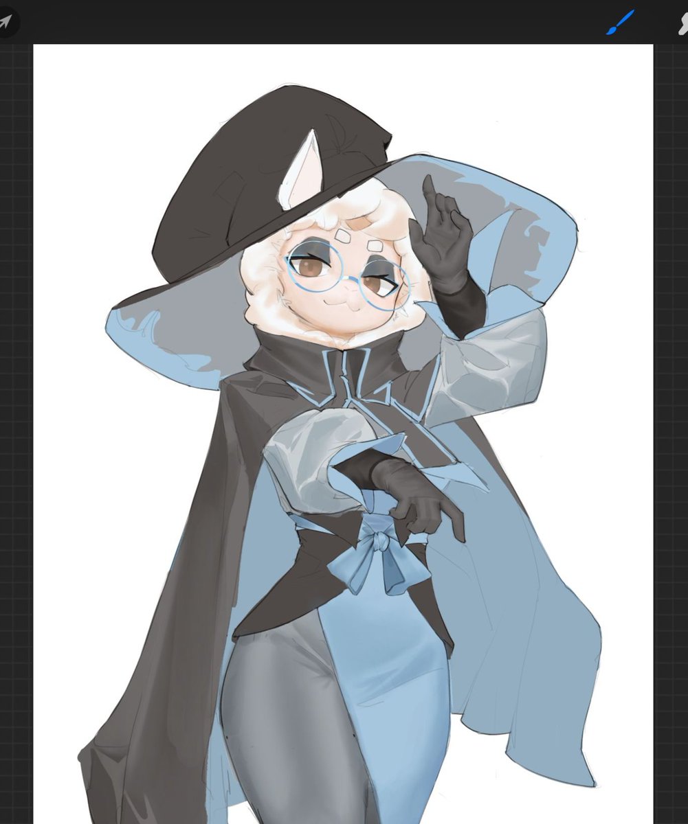 🦙new character.
alpaca witch.