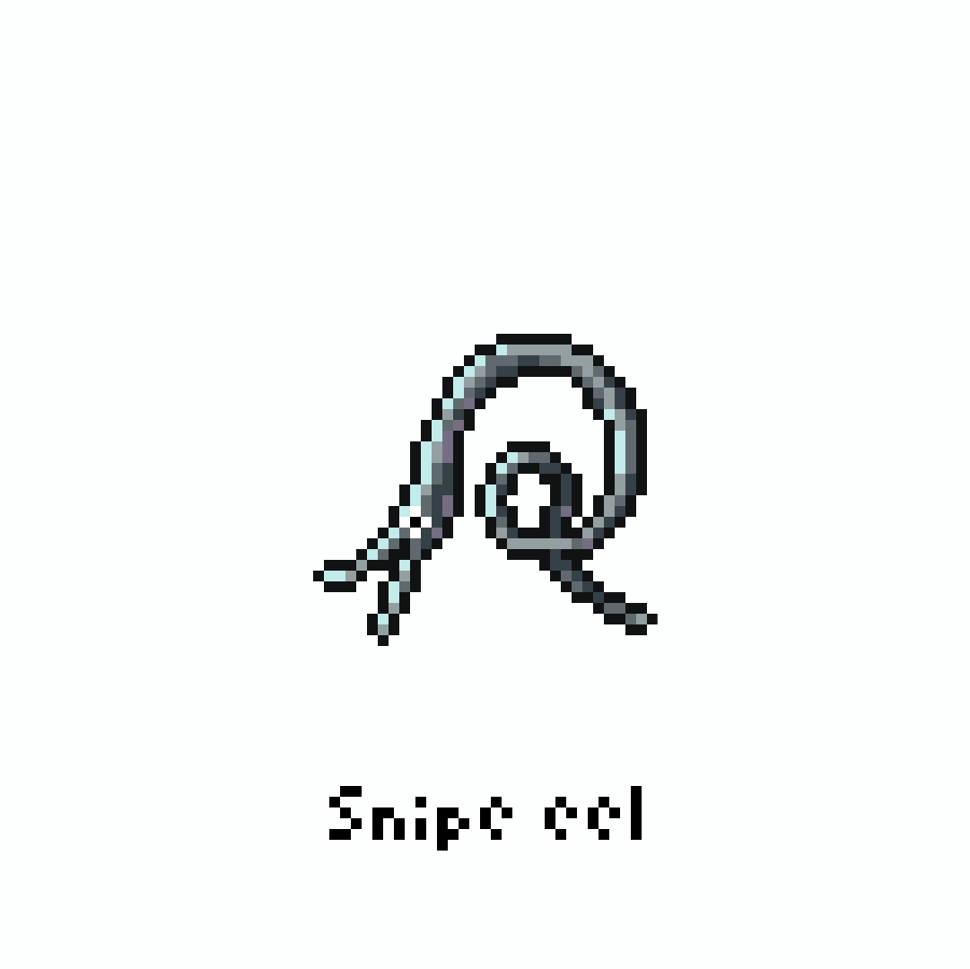 yofca13's tweet image. シギウナギ / Snipe eel

#pixelart #illustration #ドット絵