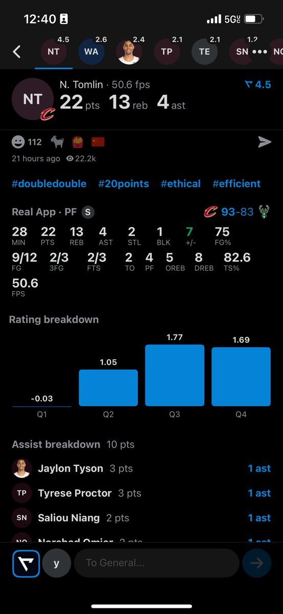 Nae’Qwan nutted all over the bucks and nobody did anything about it