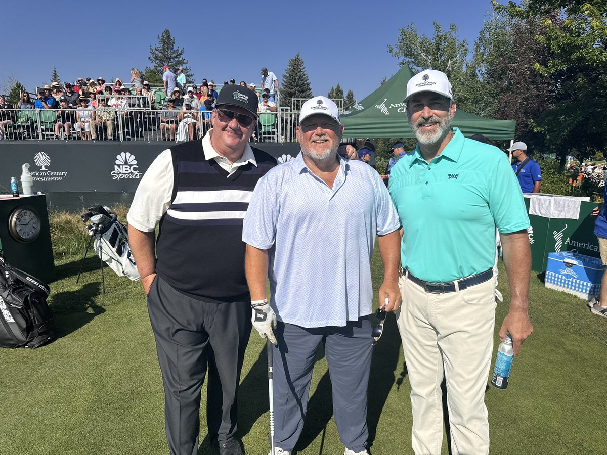 GitRDoneLarry's tweet image. The final pairings of the @ACChampionship is gonna be hilarious! 😆. Great round out with @RobRiggle and @BBBaumgartner! #accgolf