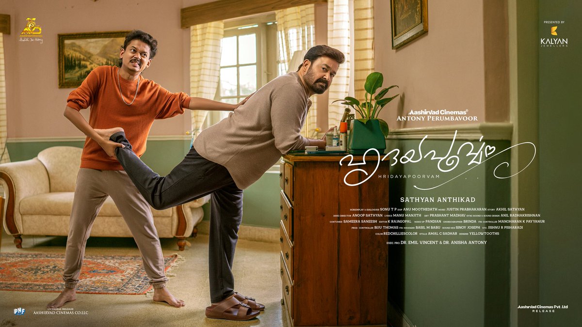 Justin Prabhakaran (@justin_tunes) on Twitter photo #hridayapoorvam hits the big screen on 28 August 2025 !
#onamrelease
#sathyananthikad sir @mohanlal sir @malavikamohanan_ @akhilsathyan <a href="/anoop/">Anoop Mavath</a>.sathyan @manumanjith_s @sinoy_josephh <a href="/biju/">biju</a>.thomas.film @antonyperumbavoor <a href="/aashirvadcine/">Aashirvad Cinemas</a> #hridayapoorvam hits the big screen on 28 August 2025 !
#onamrelease
#sathyananthikad sir @mohanlal sir @malavikamohanan_ @akhilsathyan <a href="/anoop/">Anoop Mavath</a>.sathyan @manumanjith_s @sinoy_josephh <a href="/biju/">biju</a>.thomas.film @antonyperumbavoor <a href="/aashirvadcine/">Aashirvad Cinemas</a>