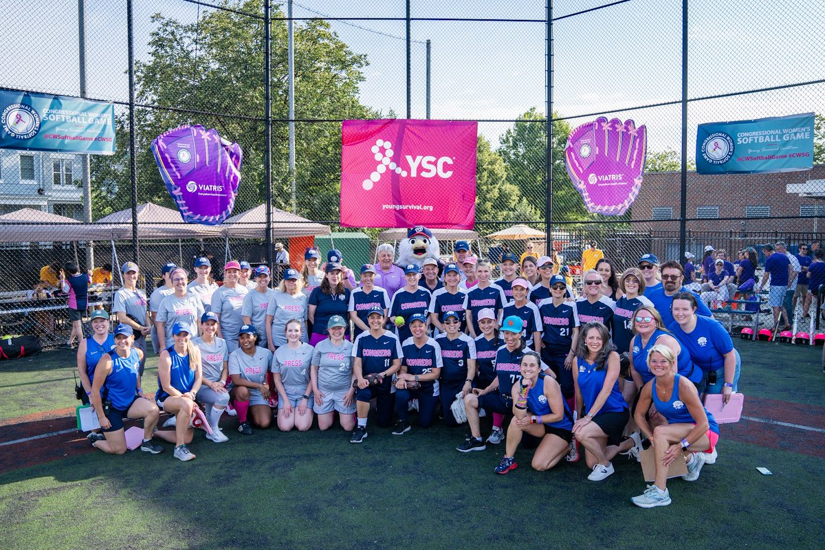 casssemyon's tweet image. This Wednesday — the Bad News Babes are looking for another win over the women of Congress! 🥎
The @CWSoftballGame, which raises money for @YSCBuzz, is being played at Audi Field this year. First pitch is scheduled for 7:35pm!
There’s still time to get tickets!…