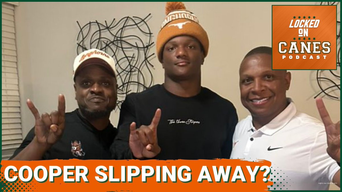 BOMBSHELL: Miami's Top Recruit SLIPPING AWAY to Texas | Can Hurricanes S... youtu.be/8pOKh5KvxQ4?si… via <a href="/YouTube/">YouTube</a>