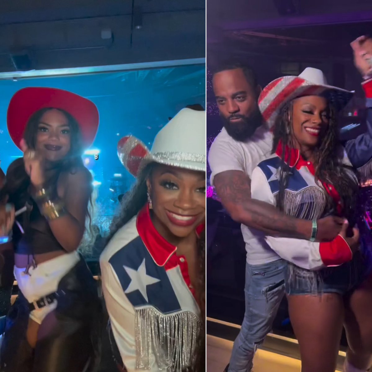 Riley, Kandi, and Todd living their best life at Cowboy Carter ❤️