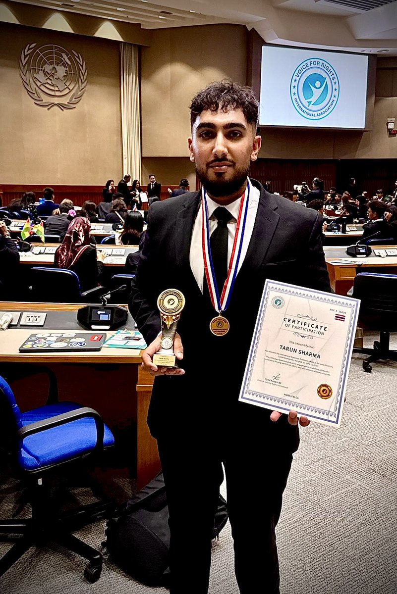 We are honoured to share that KidsPlay Foundation is the first organization to send a local youth to the United Nations in Thailand for an international youth leadership conference.

Our exceptional delegate, Tarun, not only represented our community on the global stage, but was