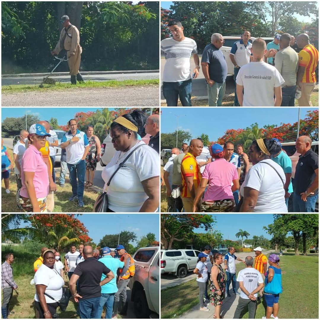 Maritza del Carmen Romero Drake (@mromerodrake) on Twitter photo Intercambia <a href="/IzquierdoAlons1/">Livan Izquierdo Alonso</a> Primer Secretario del <a href="/PartidoPCC/">Partido Comunista de Cuba</a> en #LaHabanaViveEnMí # con directivos y trabajadores en San Miguel del Padrón . En #LaHabanaDeTodos se trabaja en la limpieza y embellecimiento de áreas en saludo al 26 de julio.
#CubaEstáFirme y #CubaVencerá Intercambia <a href="/IzquierdoAlons1/">Livan Izquierdo Alonso</a> Primer Secretario del <a href="/PartidoPCC/">Partido Comunista de Cuba</a> en #LaHabanaViveEnMí # con directivos y trabajadores en San Miguel del Padrón . En #LaHabanaDeTodos se trabaja en la limpieza y embellecimiento de áreas en saludo al 26 de julio.
#CubaEstáFirme y #CubaVencerá