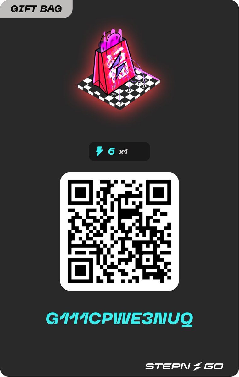 sanchan_0303's tweet image. STEPN GOギフトバックコードです😃
無料エナジーとトライアルスニーカーをゲットしてGGTトークンを獲得しましょう😃

Here is a STEPN GO Gift Bag code😃
Get free energy and trial sneaker, and earn GGT token😃

コード
↓↓↓
G111CPWE3NUQ

#STEPNGO
#GiftBagcode
#ギフトバックコード