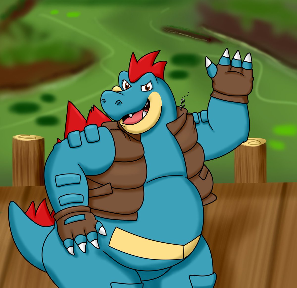 DatBlueYoshi's tweet image. People liked this Gatr drawing so figured I'd post it here. Been calling him Dagger.
