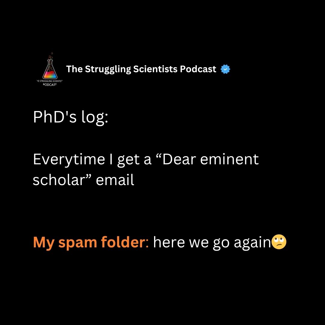 PhD's log:

“Dear eminent scholar”