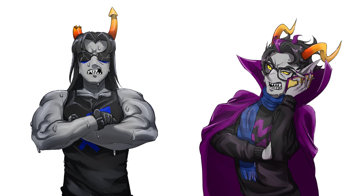 barachiel_o's tweet image. Sprite redraws #homestuck #eridanampora #equiuszahhak