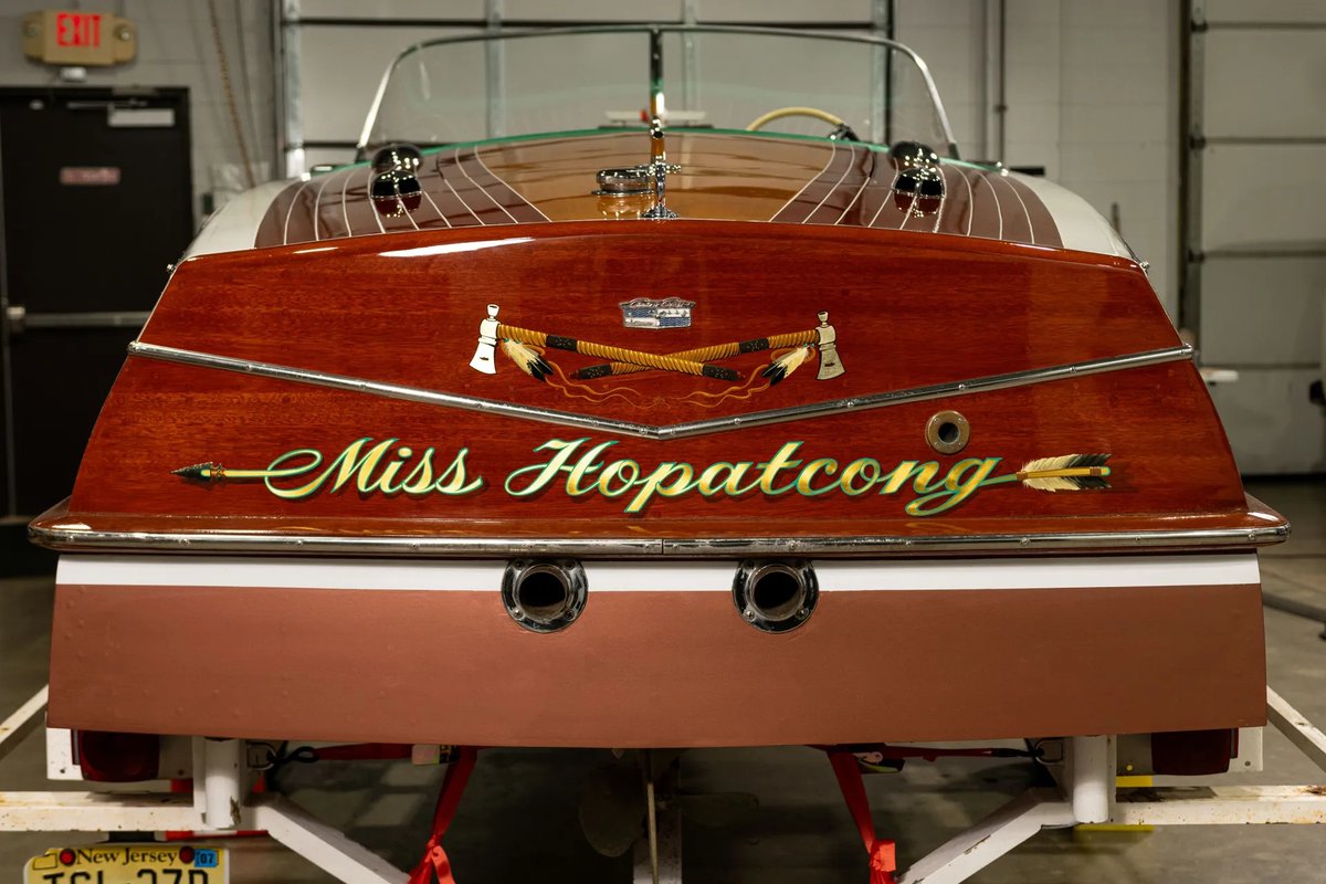 HemmingsNews's tweet image. One of only 60 made in 1961, this Chris Craft Capri Runabout is powered by a 283 V8 and comes with a custom trailer🛥️

Available Now bit.ly/4leZHin

#HemmingsFinds #ChrisCraft #VintageBoats