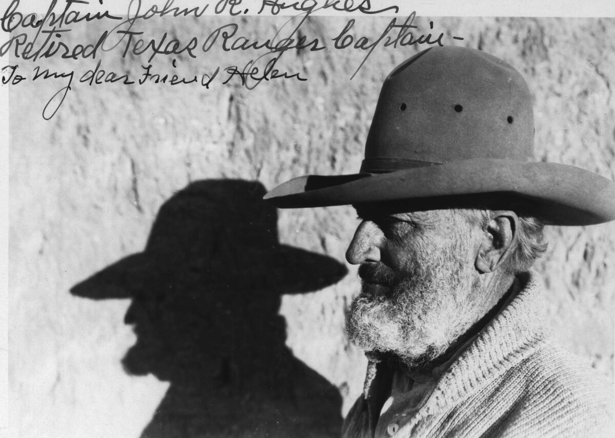 "When  my  old  soul finds  range  and  rest. 
Beyond  that  long  and  last  divide, 
Just  plant  it  in  a canyon west, 
 With sunny  slopes,  long  and  wide. 
Let  cattle  rub  my  tombstone  down; 
let  coyotes  howl  to  their  kin; 
Let  horses  paw the  little  mound