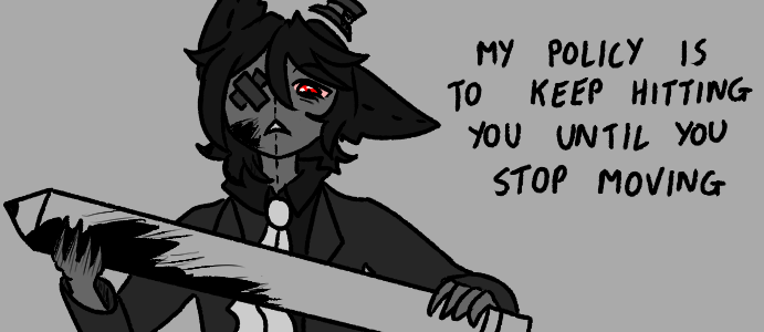 new artfight profile to accurately depict how i play :D