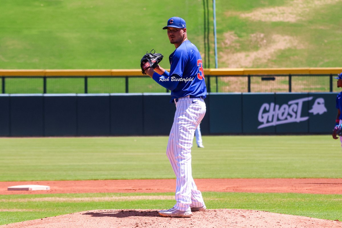 biest22's tweet image. Good to see Cubs pitcher @wpowell35 getting healthy and back in action on Saturday in the Arizona Complex League. #Cubs #CubsProspects #ACL2025