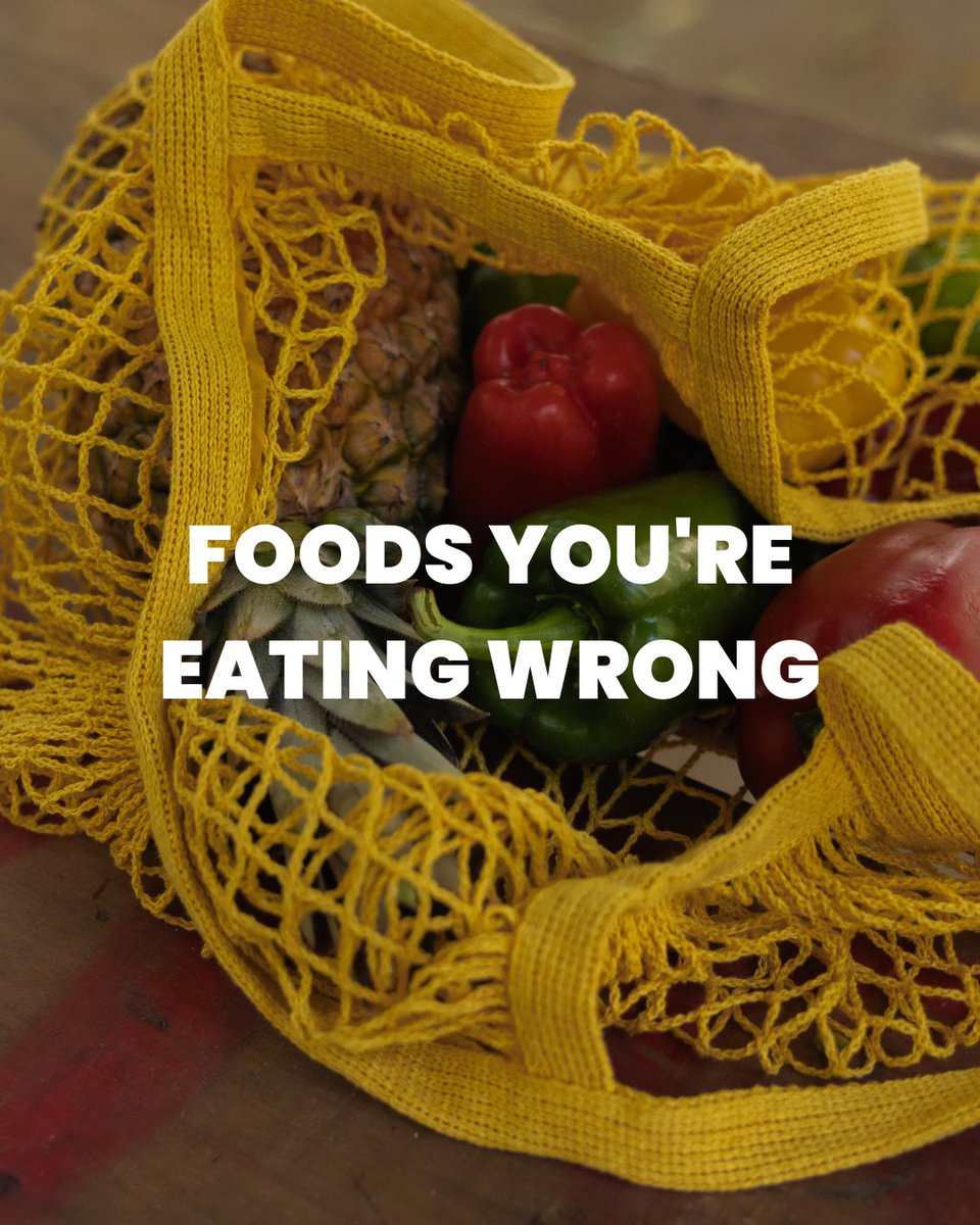 twc_health's tweet image. Foods You're Eating Wrong 🍅
➡️Tomatoes
➡️Garlic
➡️Almonds
➡️Carrots
➡️Potatoes
➡️Apples
➡️Rice
➡️Lemons
Did you know about these common food mistakes?