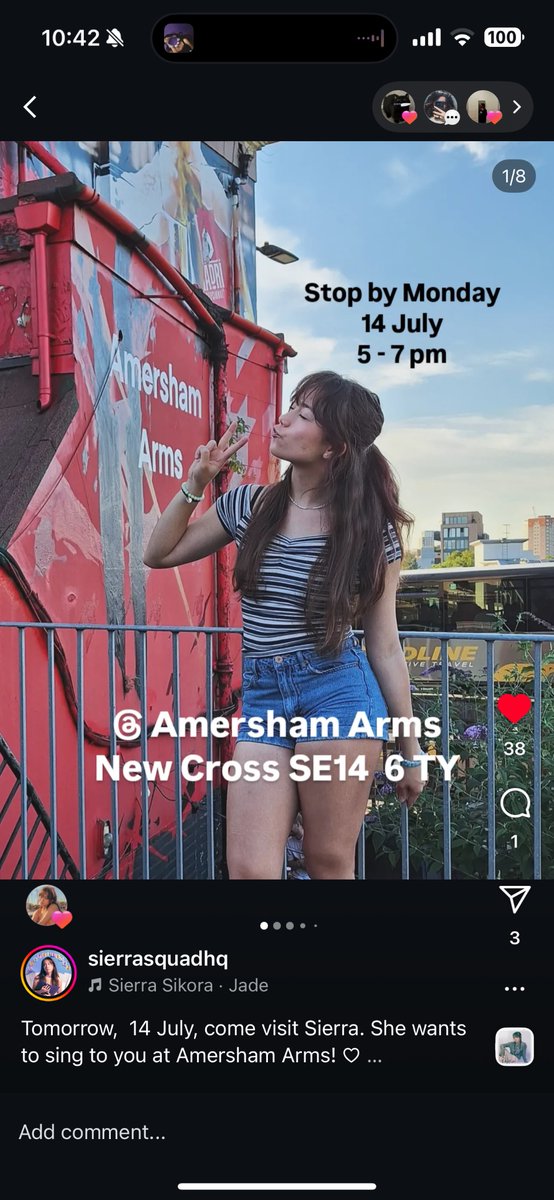 SierrasUpdates's tweet photo. sierra via sierrahq 🩵

(i was too lazy to crop sorry guysss) https://t.co/hXT0XFxj7x