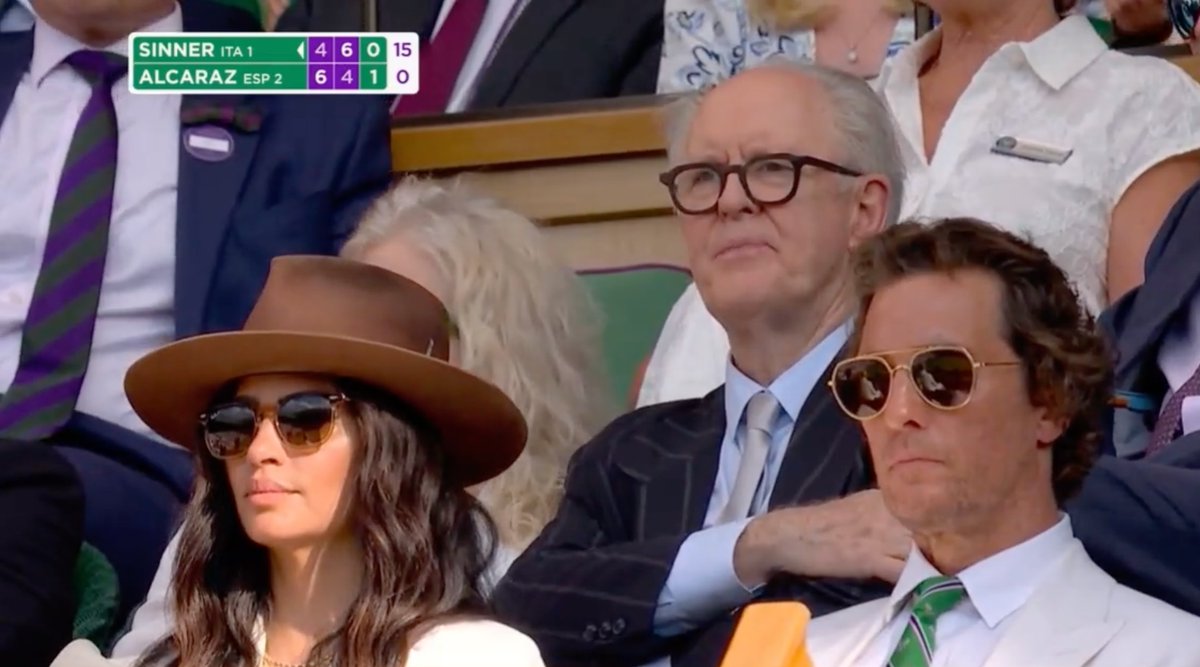 NolanAnalyst's tweet photo. Interstellar reunion at #Wimbledon https://t.co/xBJCb0CQA6