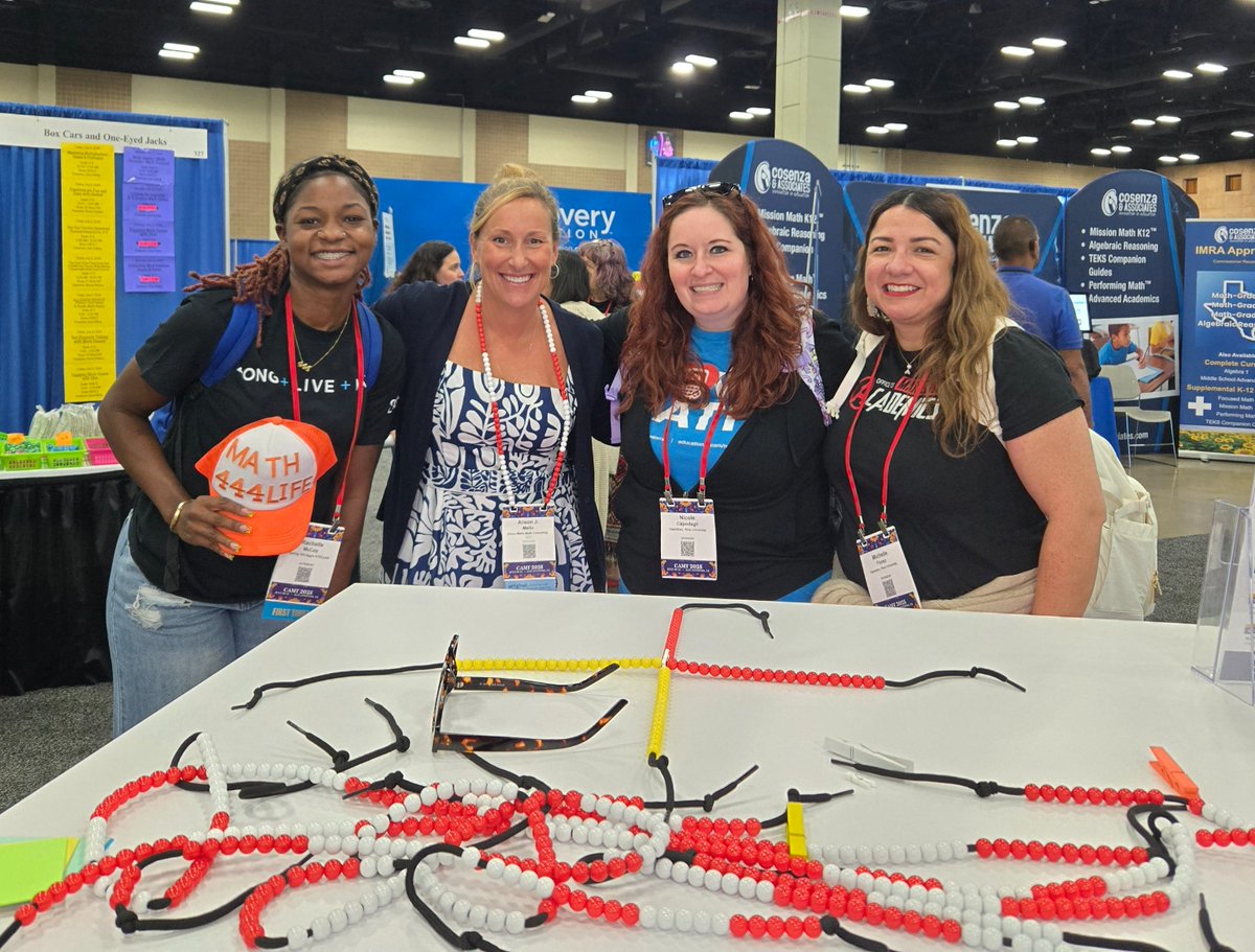 alisonmellomath's tweet image. THANK YOU @CAMT_TX!
Leaving with a full ❤️, great memories 🧮 , & 🧠 swirling!
It was wonderful! Special thanks to
@pwharris
@kimmontague
@TheMathGuru
@psmoeller
@KristenMAcosta
@steve_leinwand
@ckingeducation
@DidaxEducation
@pgliljedahl
See you in Fort Worth!!