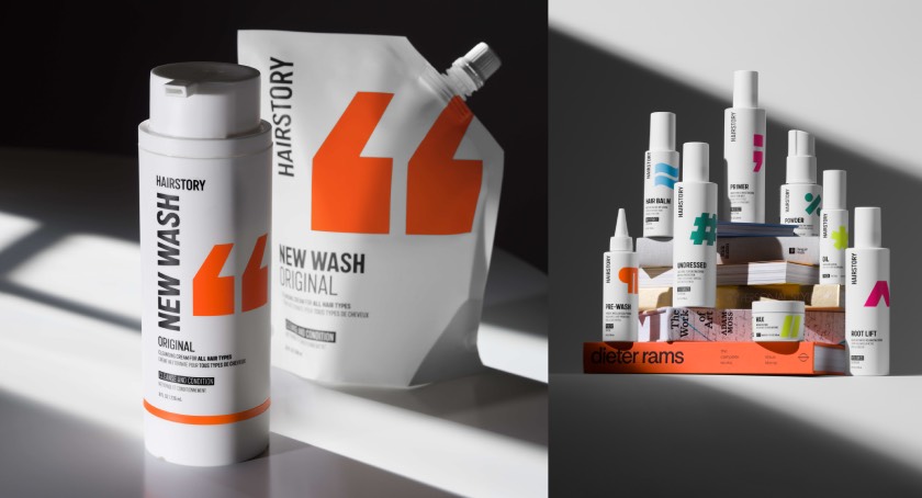 BeautyPackaging's tweet image. Hairstory has launched a colorful new look and a &apos;Better Bottle&apos; that&apos;s easily refillable. It&apos;s a PCR bottle with a pump designed for thicker creams. It also features a wide mouth for easy refilling. 
➡️ hubs.li/Q03wd8nc0
#refillable #beautypackaging #sustainability…