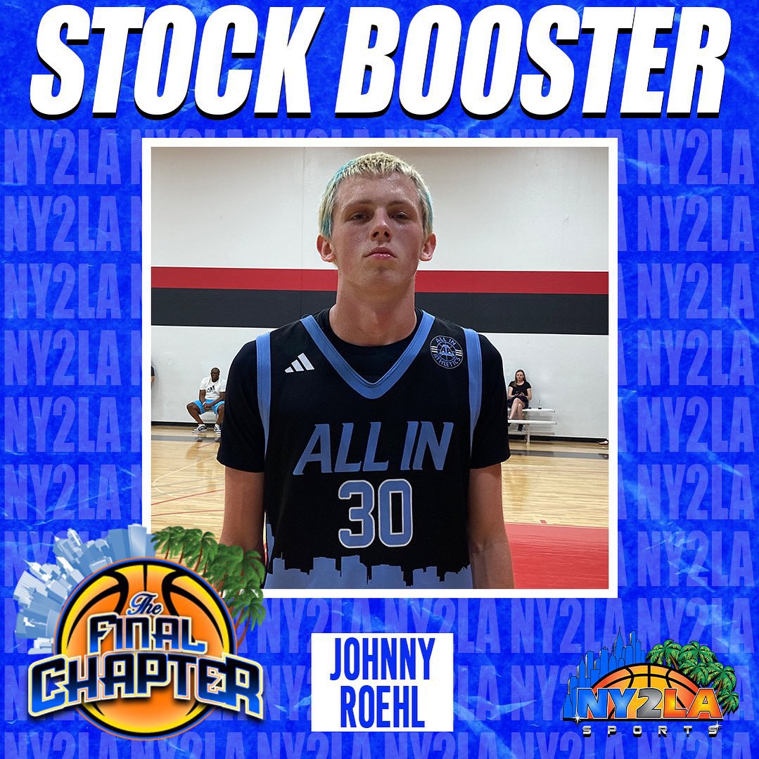 fabhoopss's tweet image. 2027 SG Johnny Roehl @AIAeliteboys is one of the top if not the top three point shooter at The Final Chapter. Off the catch, off the dribble, in transition, he’s unconscious from deep, as he led his team to a blowout win.
@ny2lasports @MHS_Boys_