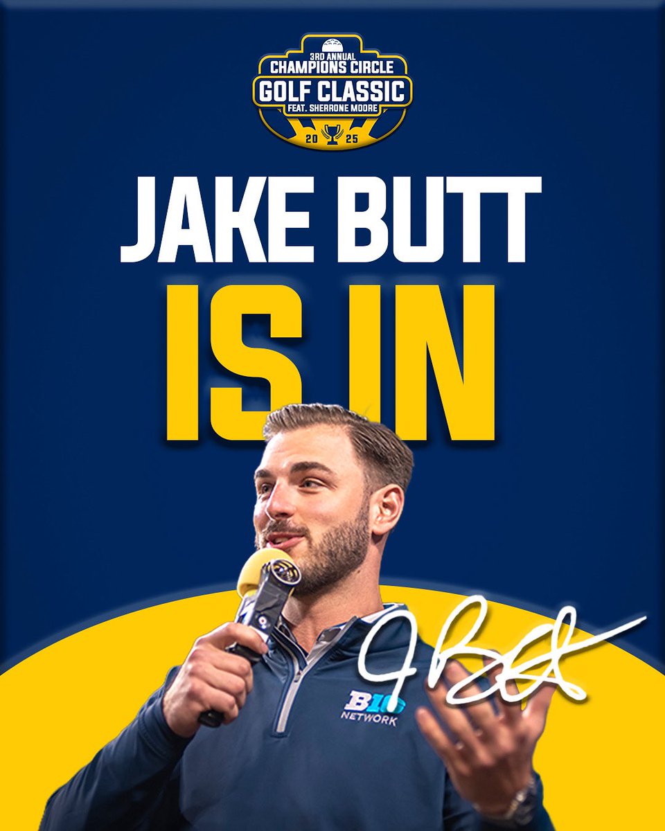 Champions Circle (@champcircleuofm) on Twitter photo Jake Butt is IN for the 3rd Annual Champions Circle Golf Classic featuring <a href="/Coach_SMoore/">Sherrone Moore</a> ⛳️〽️
He’ll be on the course during the day, then headlining our insider dinner program with Adam Schefter and Gus Johnson!
Limited spots remain! Secure your spot » secure.qgiv.com/for/4xv7mc/eve… Jake Butt is IN for the 3rd Annual Champions Circle Golf Classic featuring <a href="/Coach_SMoore/">Sherrone Moore</a> ⛳️〽️
He’ll be on the course during the day, then headlining our insider dinner program with Adam Schefter and Gus Johnson!
Limited spots remain! Secure your spot » secure.qgiv.com/for/4xv7mc/eve…