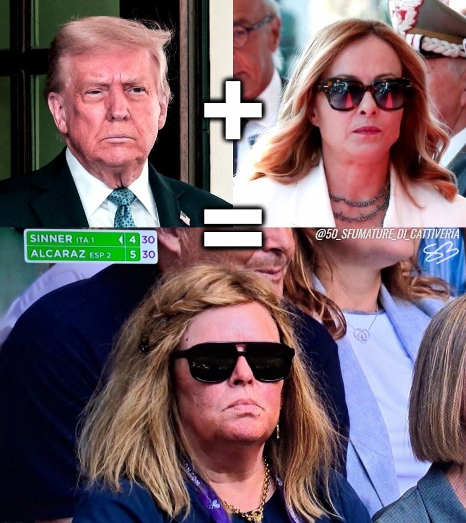 La madre di #Sinner 
#Wimbledon #Trump #Meloni #sinneralcaraz