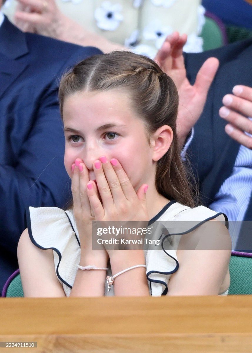 Diana’s only granddaughter Princess Charlotte looking pretty with her pink nails.