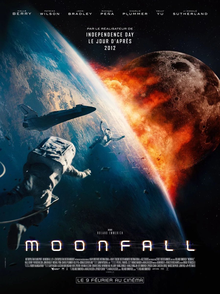 BillyHaze92100's tweet image. #MoonFall Entre film catastrophe et SF. L’histoire est cool, le casting lui aussi est bon. Le comportement face à la situation est tout même un peu trop désinvolte. C’est un bon divertissement. 3,5/5 #BonFilm