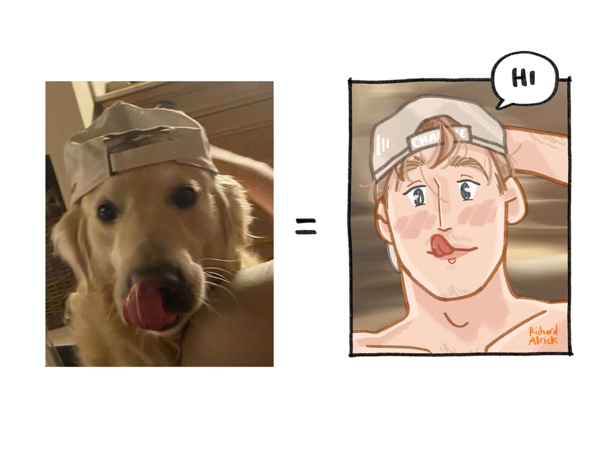 AlrickRichard's tweet image. 90% of scientists can’t tell the difference between this boy and this golden retriever!!!
Drawing this because we just got Daisy’s name reveal yesterday! 🐶🍂
My commissions are open! Go get yourself drawn in a Heartstopper style by me
ko-fi.com/rickyartx/comm…