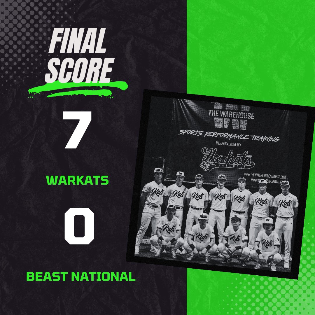 Kats win 7-0 over Beast National <a href="/PSBaseballinc/">Prospect Select</a> Boston Classic 

<a href="/GavinRhoads13/">Gavin Rhoads #13</a> 7IP, 0R, 5K &amp; RBI

<a href="/ethanobyrne08/">Ethan Obyrne</a> 3H, RBI, R
<a href="/LucasYoder13/">Lucas Yoder 2028</a> 1H, RBI, R, 2SB
<a href="/BenBabinec27/">Ben Babinec</a> 1H, 2R, 4SB 
<a href="/DomCourtad32/">Dominick Courtad</a> 1R
<a href="/matthewhymes111/">Matthew H</a> 1H, RBI, SB
<a href="/bairon_exline/">Bairon exline</a> 1H, RBI
<a href="/CadenKortis14/">Caden Kortis 2028</a> RBI