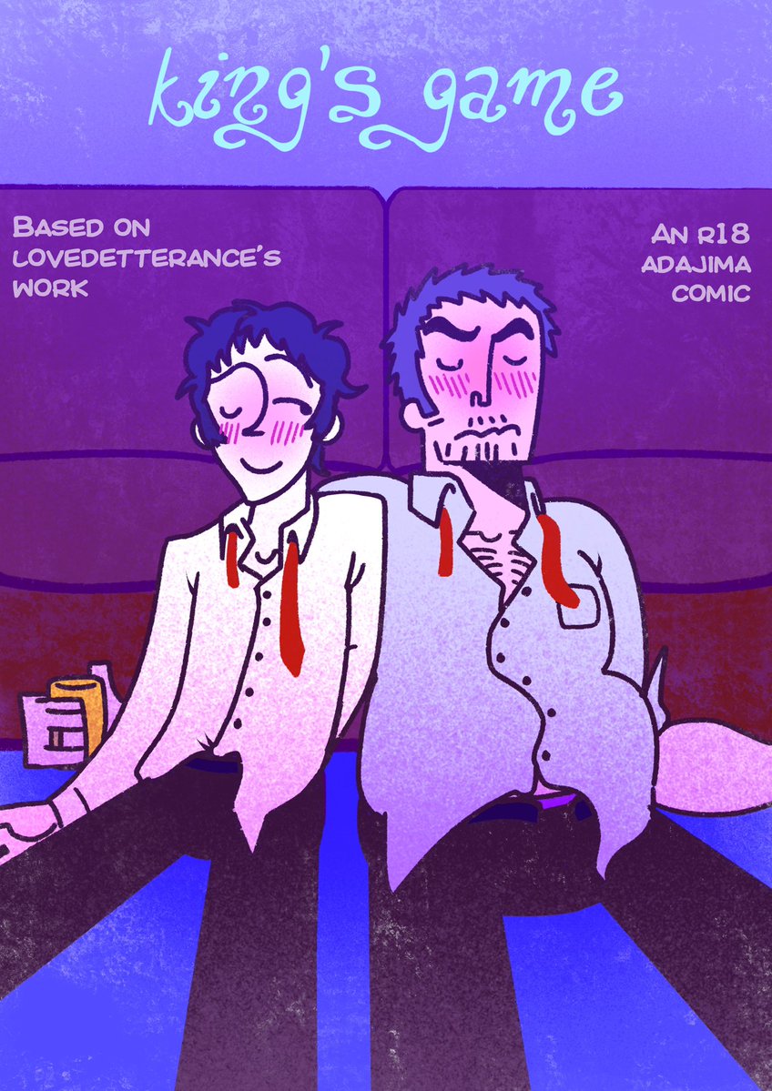 adajimas's tweet image. Finally my first nsfw #adajima comic is live on itchio! I hope you enjoy it <3
Here is the link: adajimas.itch.io/kings-game-comโฆ