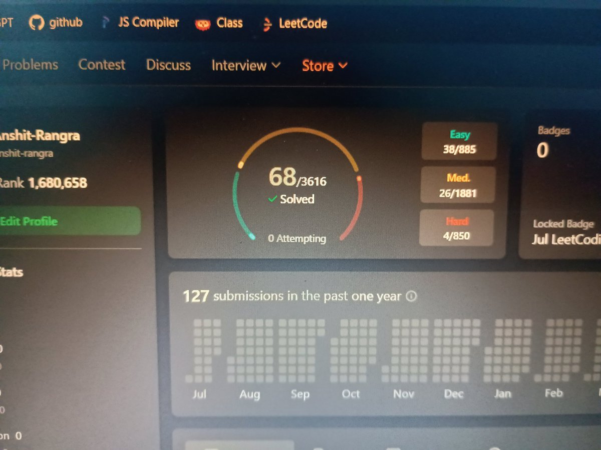 Anshit_Rangra's tweet image. #Day21
📝 Made my resume
🌐 Updated my online profiles
💻 Solved 2 DSA questions:
Sudoku Solver 🧠🔥
N-Queens ♛
Toughest yet most fun challenge so far!
@ali_In_bits
#DSA #SudokuSolver #NQueens #Backtracking #100DaysOfCode