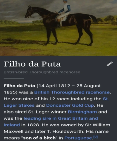 When is Filho da Puta coming to umamusume?