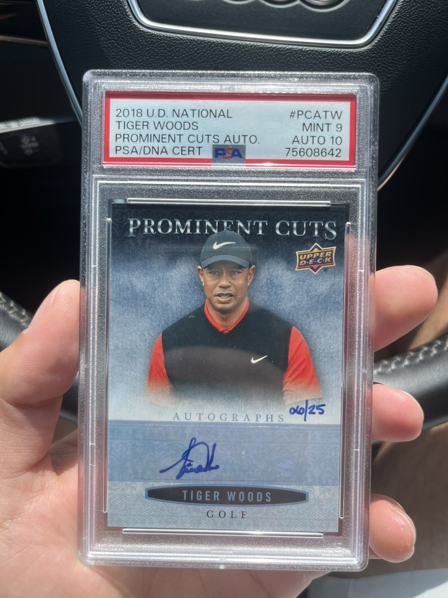 sportscardsig's tweet image. Tiger woods national auto /25 psa 9
$1500
Rts appreciated
