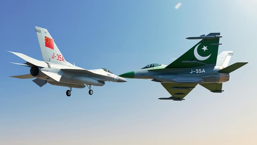 چائنیز اور پاکستانی جے 35 اے جو بھارت کے لئے ایک ڈراؤنا خواب بن کر رہ گئے ۔
🇵🇰🇨🇳