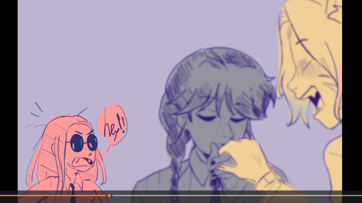 RucaRbk's tweet image. Bueno hace rato tenia una animacion sin terminar de una parodia de Wednesday, y despues de ver el trailer esta super confirmado que Wedns es gei xd jasjjas
Just kidding, #wednesday #WIP