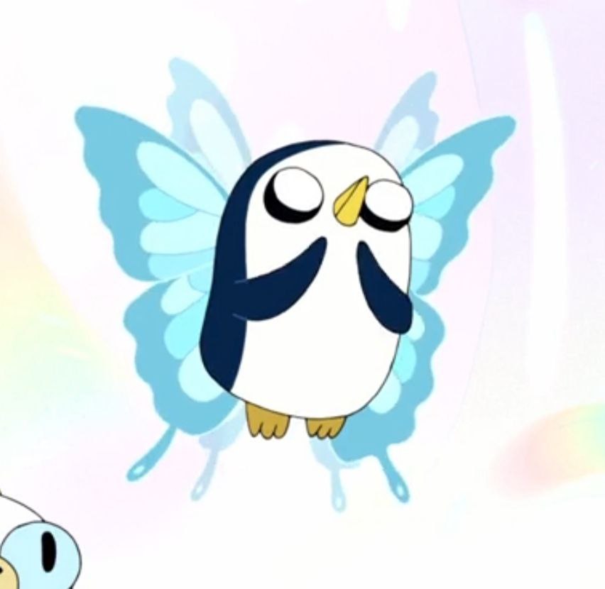 eggtherian_'s tweet photo. Penguin with butterfly wings https://t.co/hh9noSXdPG