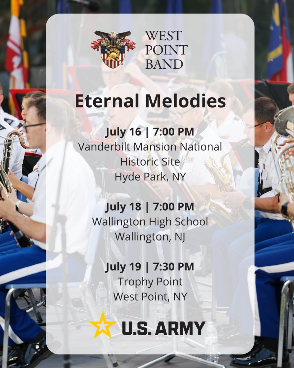 We’re back with more performances! 🎶

Our Music Under the Stars summer concert series continues with “Eternal Melodies!”  You have three chances to experience this unforgettable program. Join us for stirring solos, sweeping soundscapes, and timeless melodies under the stars. ✨