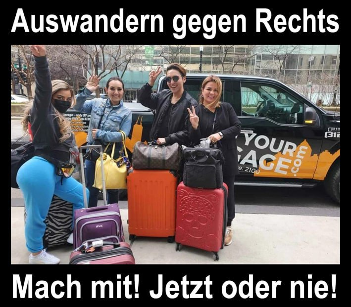 <a href="/kripp_m/">Marie</a> *sing*
Linke kommt nie wieder, nie wieder nach Haus'...