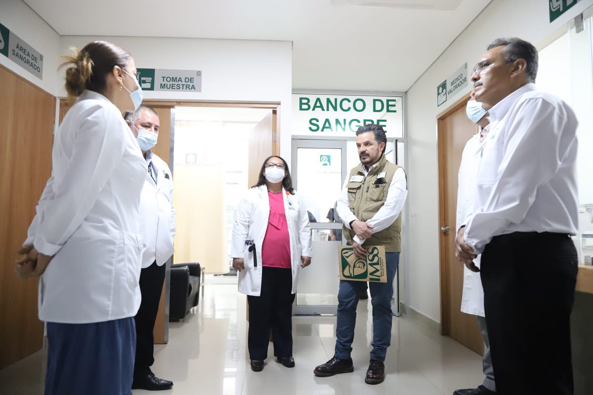 Visitamos el Banco de Sangre del Hospital General de Zona No. 1 de <a href="/Tu_IMSS/">IMSS </a> en La Paz, #BajaCaliforniaSur. 🏥🩸

Remodelamos y ampliamos esta área en donde se realizan 400 extracciones sanguíneas diariamente. ♥️