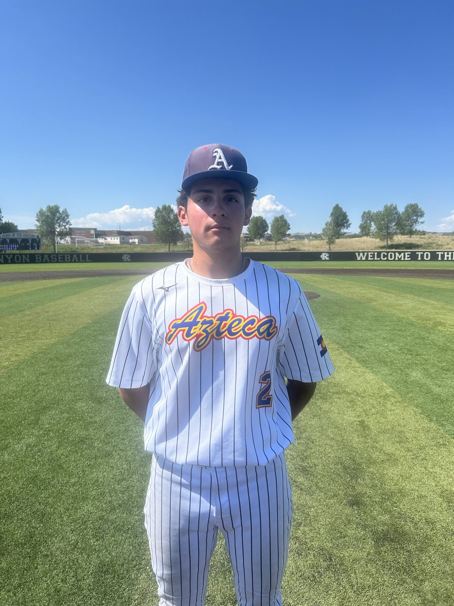 FiveToolCO's tweet photo. F: Azteca 2028 3, HitStreak Sting 1
PoG: Chase Swerdfeger 7 IP, 7 K, ER, 4 H | 1-3, 2B, RBI https://t.co/efMHLPZahN