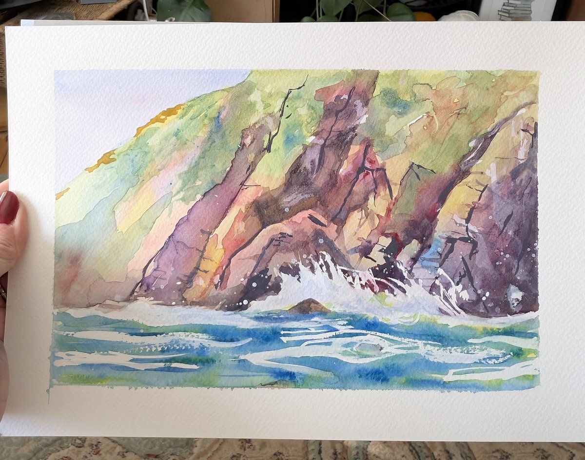 callytaylor's tweet image. On a glorious day like today what's better than...
Staying in the only air conditioned room in my house, painting a watercolour and binge watching @SarahMillican75 on YouTube. 😁